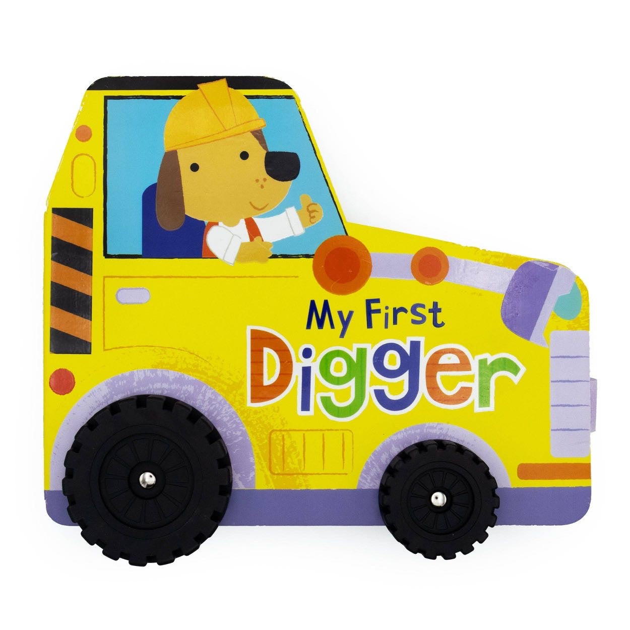My First Digger – Chunky Wheeled Board Book for Toddlers – Push-Along Animal Story Book – Ages 3+