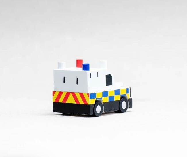 The Wee Police Van Wooden Model | Northern Ireland Gift
