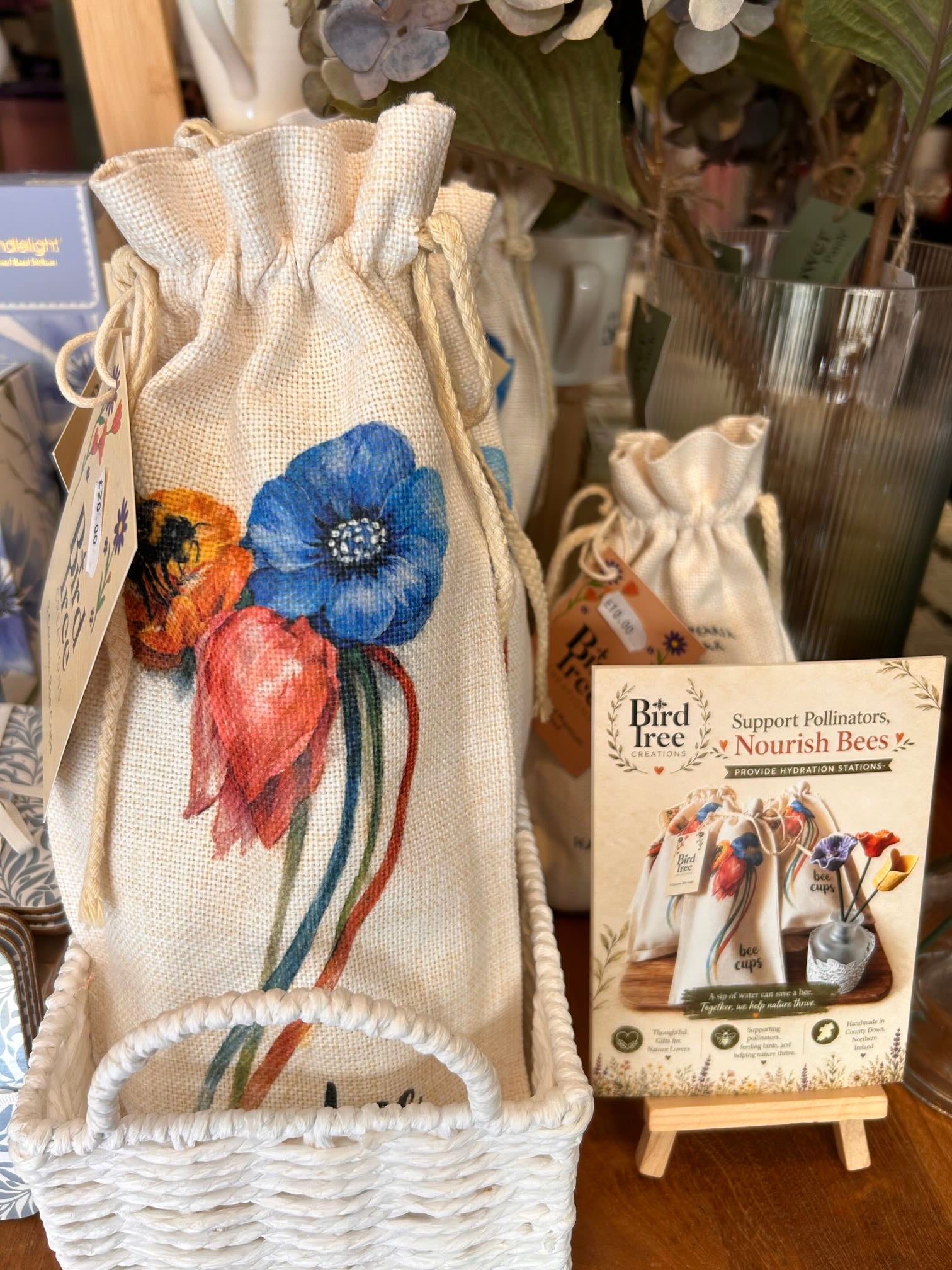 Ceramic Bee Cups & Pollinator Water Station