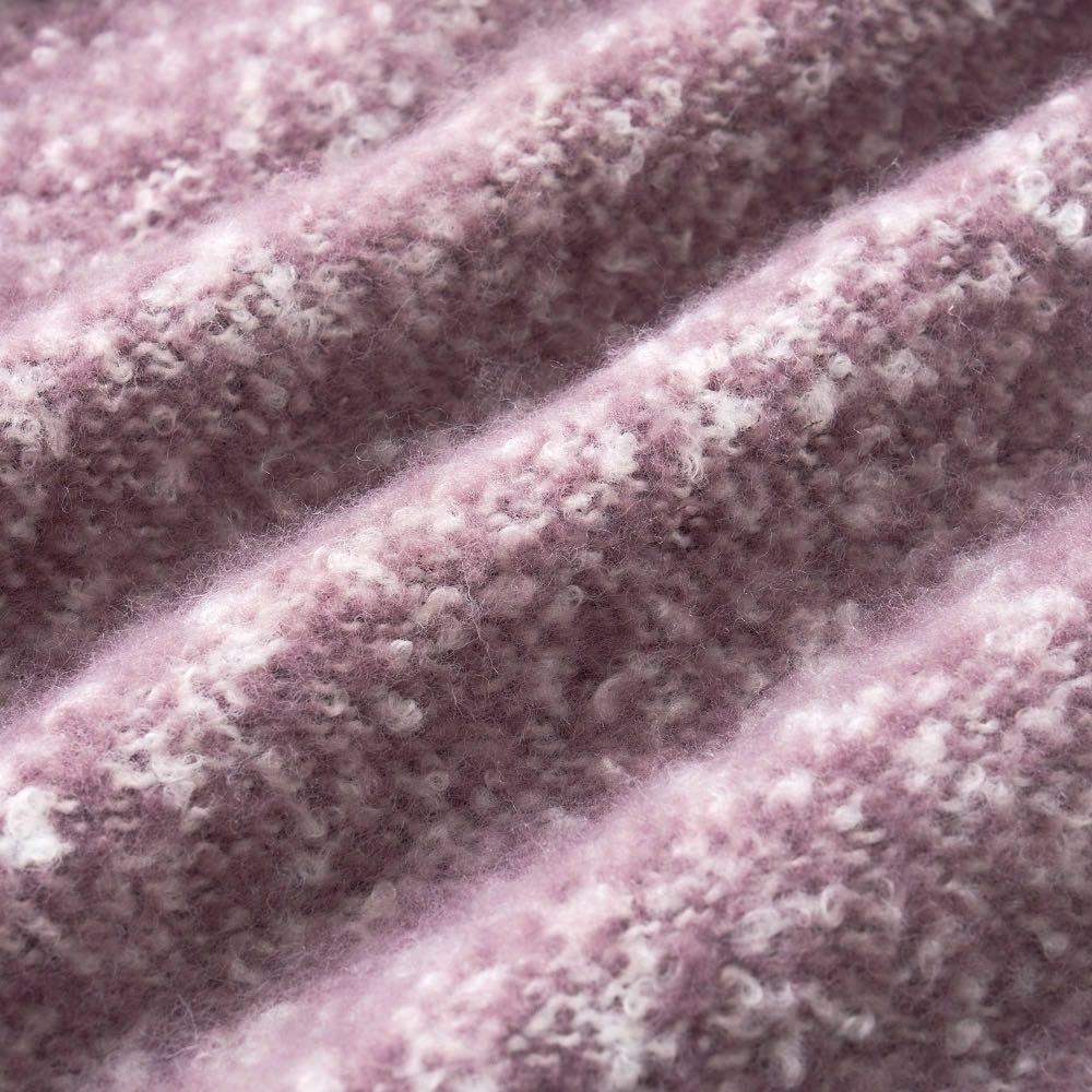 Aisling Faux Mohair Throw - Soft, Stylish Fringed Blanket