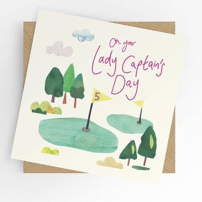 Lady Captain's Day Golf card
