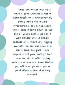 Self Care List Print (A4)- Parful Stuff