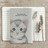 True friends leave paw prints on your heart cat notebook east of india range