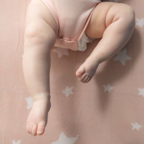 Pink Stars Baby Blanket