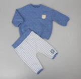 Baby Boys Quilted Long Sleeve Top & Trousers Set