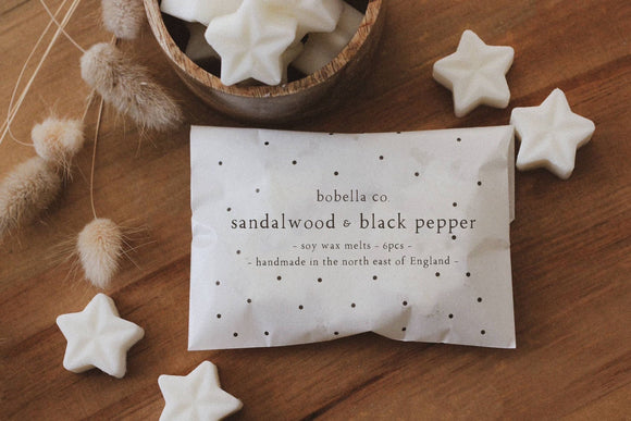 Sandalwood & Black Pepper Soy Wax Melts