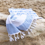Striped Hammam Turkish Style Beach Towel