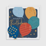 Happy Birthday - Party Balloons Greeting Card