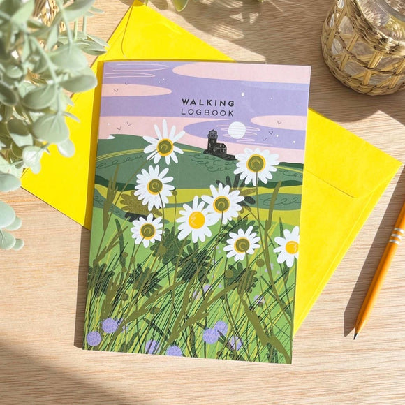 Walking logbook lighthouse - journal outdoor notebook Journal