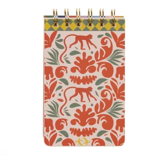 A Dopo Monkey Twin Wire Notepad