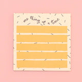 Memo Pad - One Thing At A Time - Oh Laura