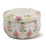 Tulip Printed Tin Candle - Bronzed Gardenia
