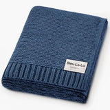 100% Organic Luxury Cotton Swaddle Receiving Baby Blanket