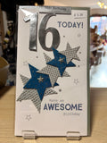 16 Today Have an Awesome Birthday Greeting Card