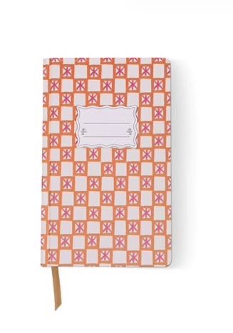 Tulip Journal-Orange Check