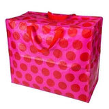 Jumbo Storage Bag - Red On Pink Spotlight - Rex London