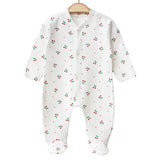 Cherry Imprinted Baby Rompers - 0-9months
