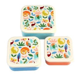 Snack Boxes (Set of 3) - Wild Wonders - Rex London
