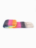 Rainbow Stripe Heavyweight Scarf