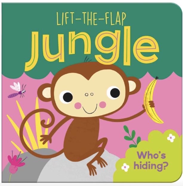 Lift-The-Flap Jungle – Children’s Board Book
