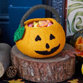 Felt Trick Or Treat Halloween Pumpkin Basket