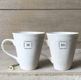 Mr & Mrs Boxed Mug Set - East Of India