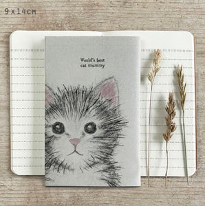 Worlds best cat mummy notebook east of india 