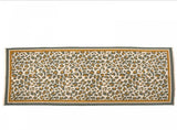 Sage & Mustard Leopard Print Soft Winter Scarf