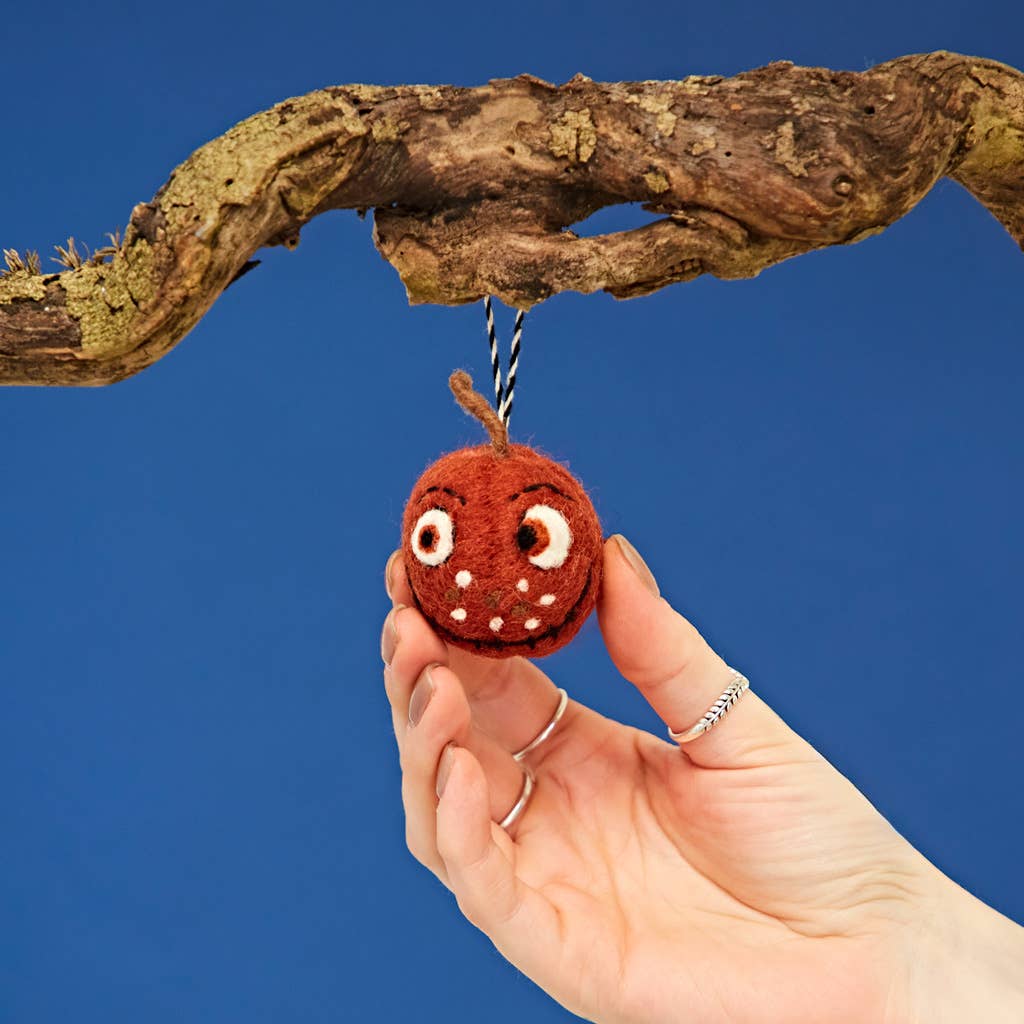 Felt Pumpkin Hanging Decoration
