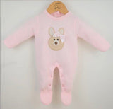 Pink Bunny Baby Romper