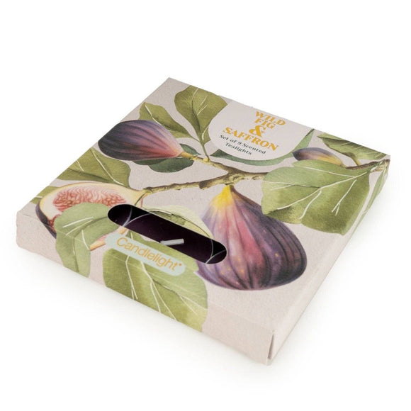 Set of 9 Tealights - Wild Fig & Saffron