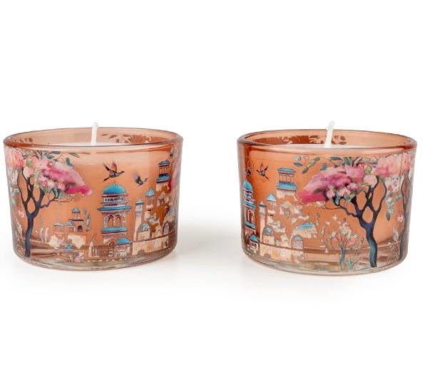 Set Of Two Candles - Jhangye