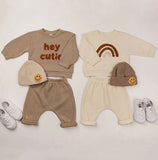 Baby Boys Comfy Long Sleeve Top & Trousers Set