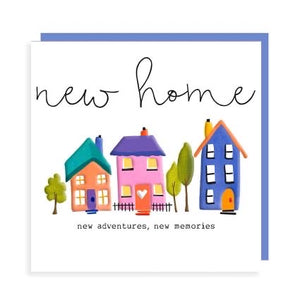 New Home - Row of Colourful Houses