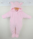 Pink Baby Girl Snuggle Sleepsuit