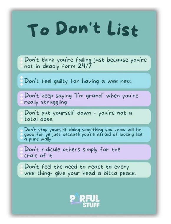 To don’t list print from parful stuff