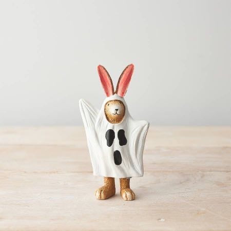 Jasper Ghost Bunny Ornament