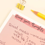 A5 notepad - organise your thoughts by Oh Laura