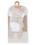 6 Piece Baby Gift Set With Jute Bag - Welcome To The World