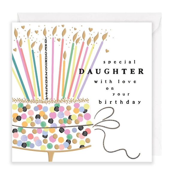 Special daughter birthday card 
