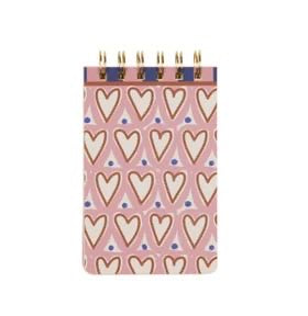 A DOPO HEARTS TWIN WIRE NOTEPAD