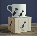 Springer Spaniel (black & white) Mug - Sweet William Designs