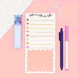 To do list - lists on lists Notepad - Oh Laura