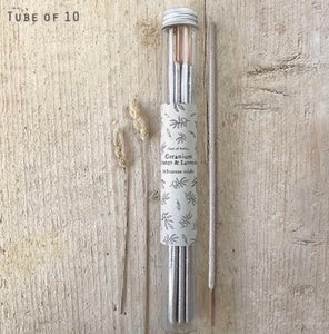 Incense Sticks Geranium, Orange & Lavender - East Of India