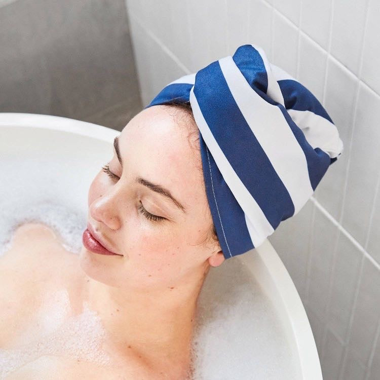 Dock & Bay Hair Wraps - Whitsunday Blue