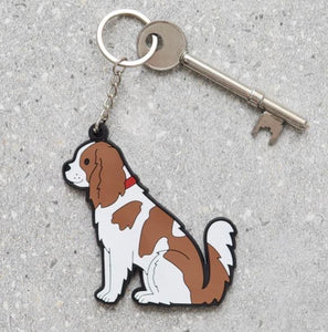 Cavalier King Charles Keyring - Sweet William