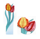 Tulip origamo 3D bookmark