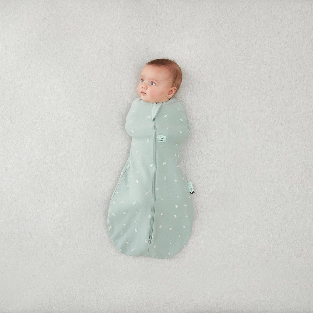 ergoPouch Cocoon Swaddle Bag 1.0 TOG, Sage, 0-3 Months