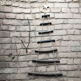 Rope Ladder Wooden Christmas Tree - East Of India