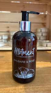 Rhubarb & Rose Hand Wash - Allotment Candles